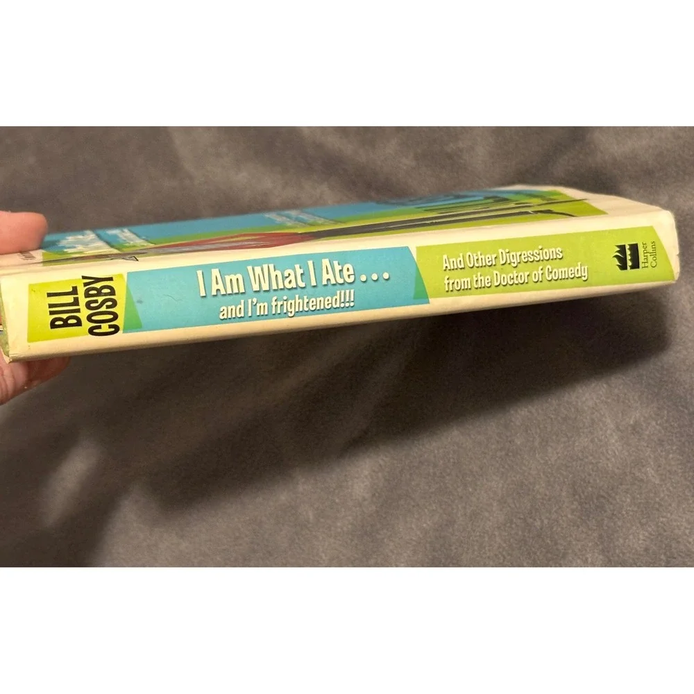 Bill Cosby I Am What I Ate And I'm Frightened Hardcover Book George Booth Illus